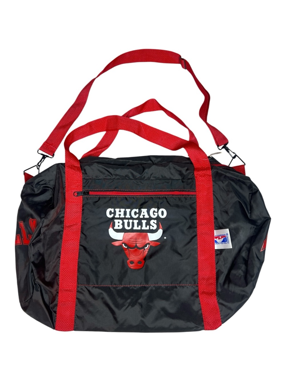 Vintage Chicago Bulls NBA Duffel Bag NOS Deadstock Tags 90s